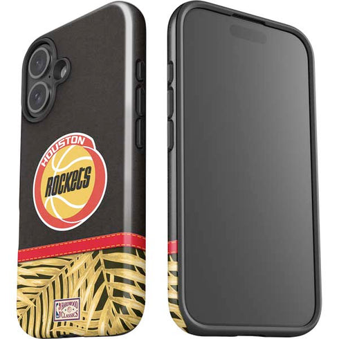 NBA Houston Rockets Retro Palms iPhone 16 Plus Impact Case